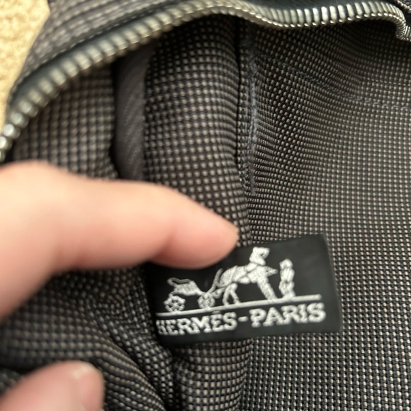 Authentic Hermes Tote Canvas Bag - Picture 12 of 14